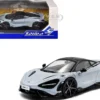 2020 McLaren 765LT Ceramic Gray with Black Top 1/43 Diecast Model Car by Solido
