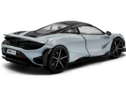 2020 McLaren 765LT Ceramic Gray with Black Top 1/43 Diecast Model Car by Solido