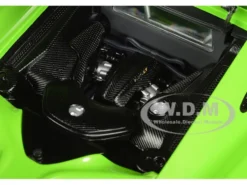 McLaren 675LT Napier Green Black Wheels 1/18 Model Car Autoart 76049