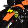 McLaren MCL38 #4 Lando Norris "OKX" Winner Formula One F1 "Miami GP" (2024) with Display Case 1/24 Diecast Model Car by Bburago