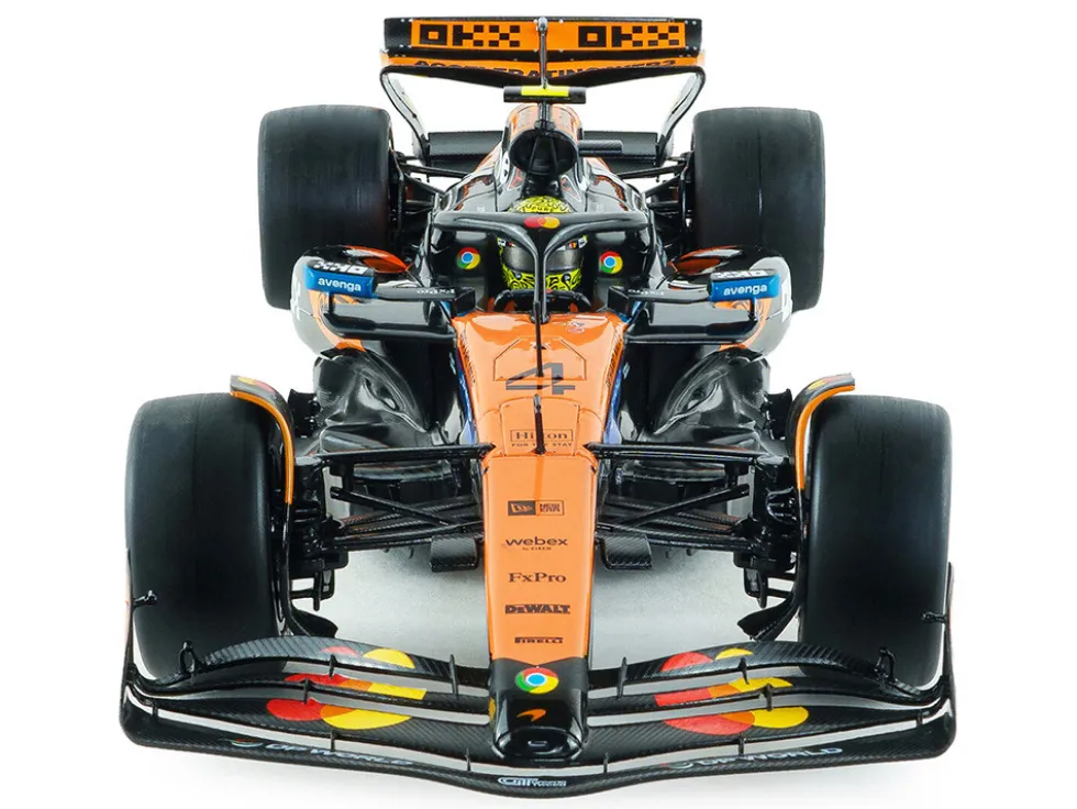 McLaren MCL39 #4 Lando Norris "OKX" Winner Formula One F1 "Australian GP" (2025) "Competition" Series 1/18 Diecast Model Car by Solido