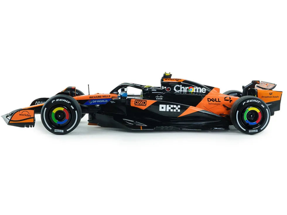 McLaren MCL39 #4 Lando Norris "OKX" Winner Formula One F1 "Australian GP" (2025) "Competition" Series 1/18 Diecast Model Car by Solido