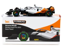 McLaren MCL60 #81 Oscar Piastri Formula One F1 "Monaco GP" (2023) "Global64" Series 1/64 Diecast Model Car by Tarmac Works