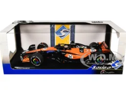 McLaren MCL39 #81 Oscar Piastri "OKX" 3rd Place Formula One F1 "Monaco GP" (2025) "Competition" Series 1/18 Diecast Model Car by Solido