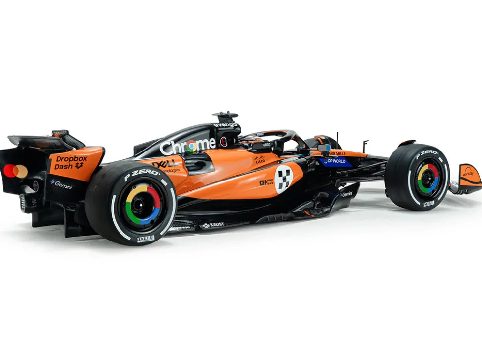 McLaren MCL39 #81 Oscar Piastri "OKX" 3rd Place Formula One F1 "Monaco GP" (2025) "Competition" Series 1/18 Diecast Model Car by Solido