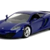 McLaren MP4.12C Blue Metallic "Furious 7" (2015) Movie "Fast & Furious" Series 1/32 Diecast Model Car by Jada