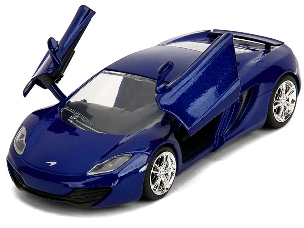 McLaren MP4.12C Blue Metallic "Furious 7" (2015) Movie "Fast & Furious" Series 1/32 Diecast Model Car by Jada