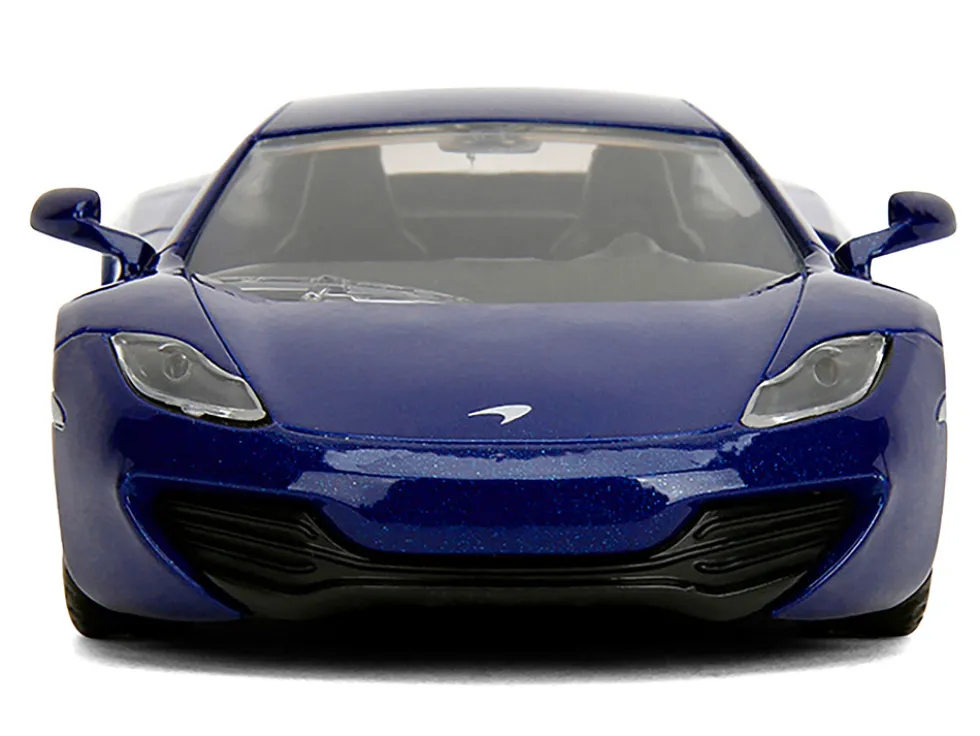 McLaren MP4.12C Blue Metallic "Furious 7" (2015) Movie "Fast & Furious" Series 1/32 Diecast Model Car by Jada
