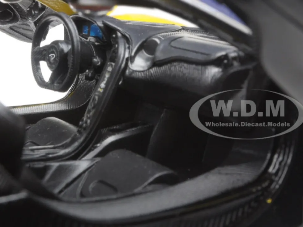 McLaren P1 Yellow 1/24 Diecast Model Car Motormax 79325