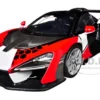 McLaren Senna #22 Black with Red and White Graphics "GT Racing" Series 1/24 Diecast Model Car by Motormax