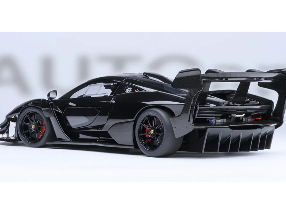 McLaren Senna GTR Onyx Black 1/18 Model Car by Autoart