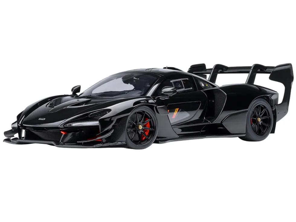 McLaren Senna GTR Onyx Black 1/18 Model Car by Autoart