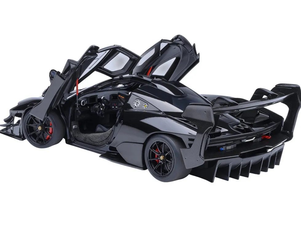 McLaren Senna GTR Onyx Black 1/18 Model Car by Autoart