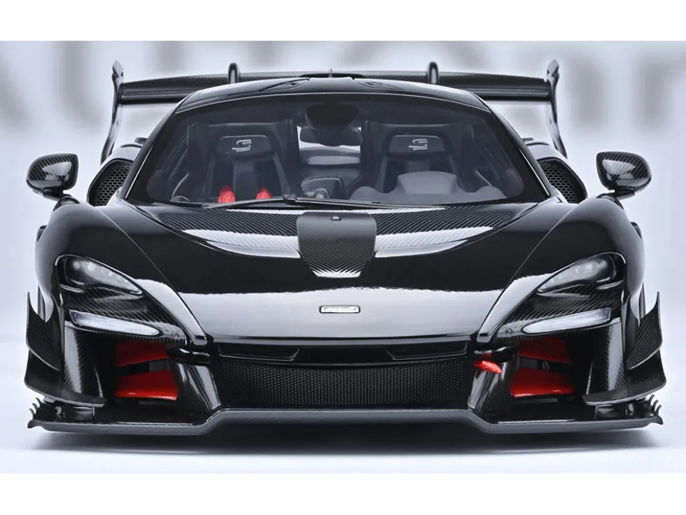 McLaren Senna GTR Onyx Black 1/18 Model Car by Autoart