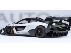 McLaren Senna GTR Silica White with Black Top 1/18 Model Car by Autoart