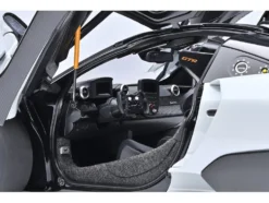 McLaren Senna GTR Silica White with Black Top 1/18 Model Car by Autoart