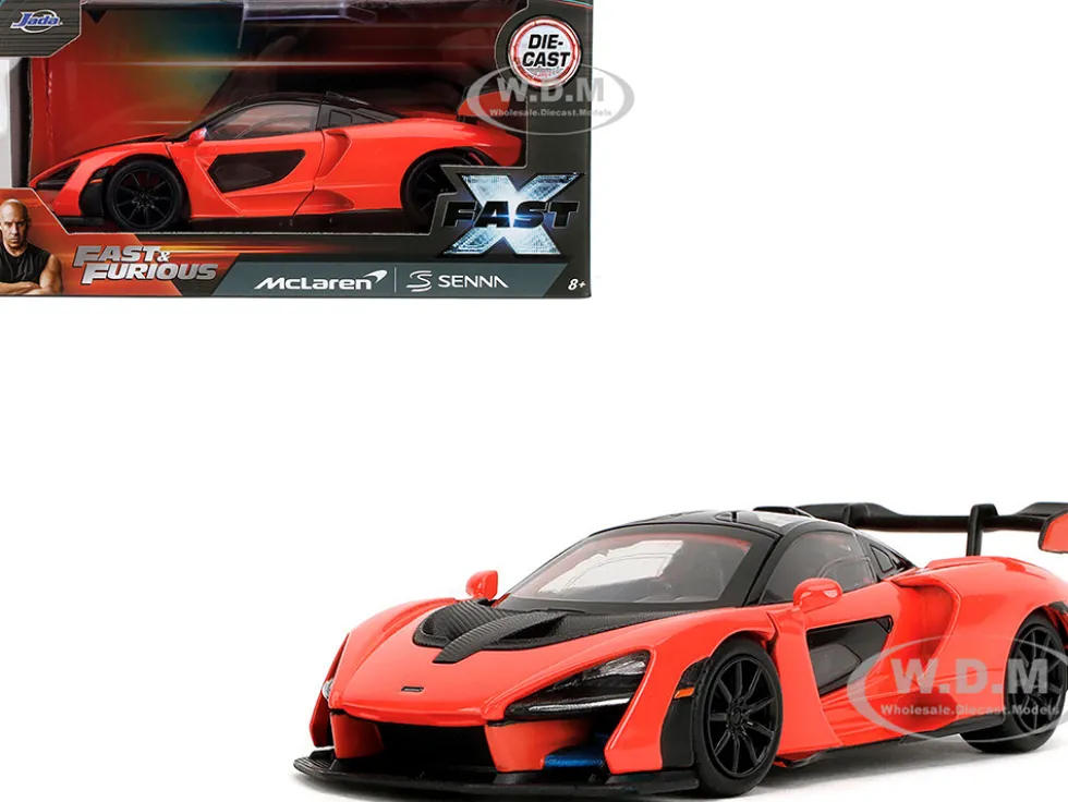 McLaren Senna Red and Black "Fast X" (2023) Movie "Fast & Furious" Series 1/32 Diecast Model Car by Jada
