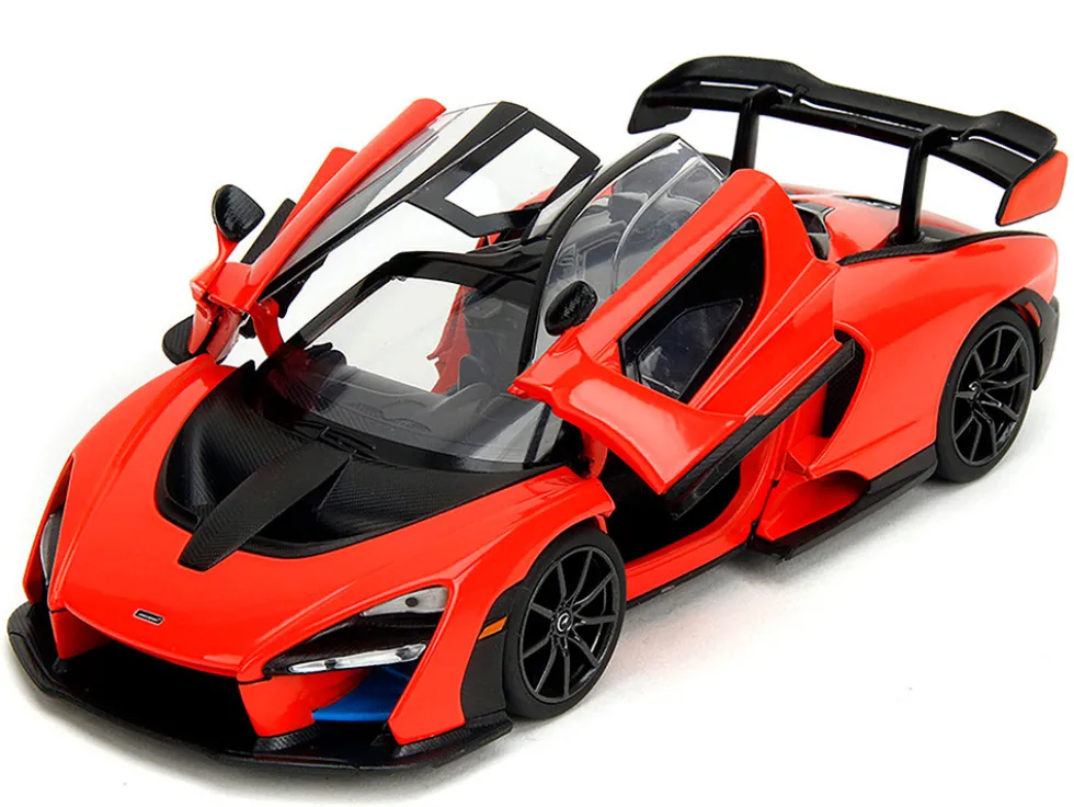 McLaren Senna Red and Black "Fast X" (2023) Movie "Fast & Furious" Series 1/24 Diecast Model Car by Jada
