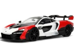 McLaren Senna Red and White with Carbon Hood and Top