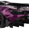McLaren 720S "LB-Works" Purple Metallic with Black Top 1/18 Model Car by Top Speed