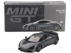 McLaren 750S Saros Gray Limited Edition 1/64 Diecast Model Car by Mini GT