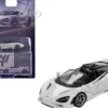 McLaren 750S Spider Cirrus Gray Limited Edition 1/64 Diecast Model Car by Mini GT