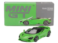 McLaren 750S Spider Mantis Green Limited Edition 1/64 Diecast Model Car by Mini GT