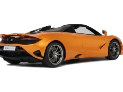 2024 McLaren 750S Spider Orange Metallic 1/18 Model Car by GT Spirit