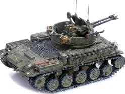 M42 Duster Self-Propelled Anti-Aircraft Gun Delta Dud's US Army Vietnam War II Field Force 5th Battalion 2nd Field Artillery Regimen 1/72 Diecast Model Panzerkampf 12211PH