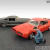 Mechanic John Figure For 1:24 Diecast Model Cars American Diorama 51594