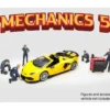Mechanics #5 6 piece Diecast Figure Set (5 Figures, 1 Tool Cabinet) Limited Edition for 1/64 Scale Models by American Diorama