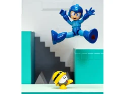 Mega Man 4.5" Moveable Figure (Deluxe Version) with Accessories and Alternate Head and Hands "Mega Man" (1987) Video Game Model by Jada