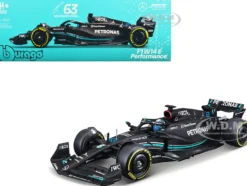 Mercedes AMG F1 W14 E Performance #63 George Russell Petronas Formula One F1 World Championship 2023 1/24 Diecast Model Car Bburago 28028GR