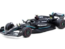 Mercedes-AMG F1 W14 E Performance #44 Lewis Hamilton Pole Position Formula One F1 "Hungarian GP" (2023) "Global64" Series 1/64 Diecast Model Car by Tarmac Works