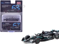 Mercedes-AMG F1 W14 E Performance #63 George Russell 3rd Place Formula One F1 "Spanish GP" (2023) "Global64" Series 1/64 Diecast Model Car by Tarmac Works