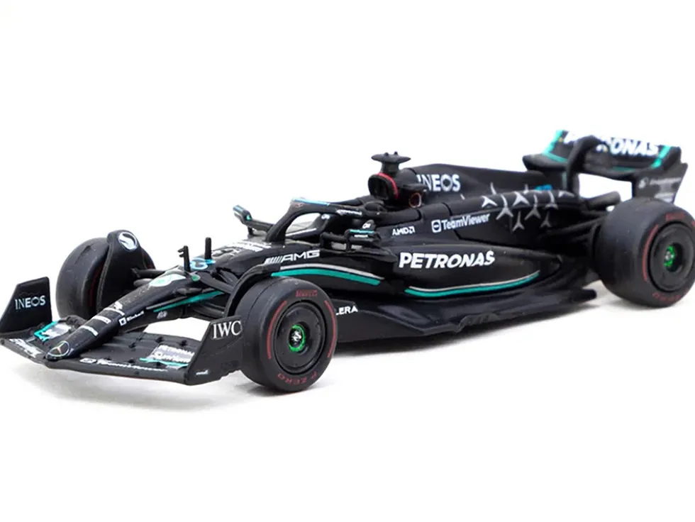 Mercedes-AMG F1 W14 E Performance #63 George Russell 3rd Place Formula One F1 "Spanish GP" (2023) "Global64" Series 1/64 Diecast Model Car by Tarmac Works