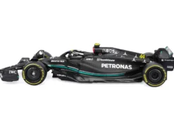 Mercedes-AMG F1 W14 E Performance #44 Lewis Hamilton "Petronas" Formula One F1 "World Championship" (2023) with Driver Figure "Race" Series 1/24 Diecast Model Car by Bburago