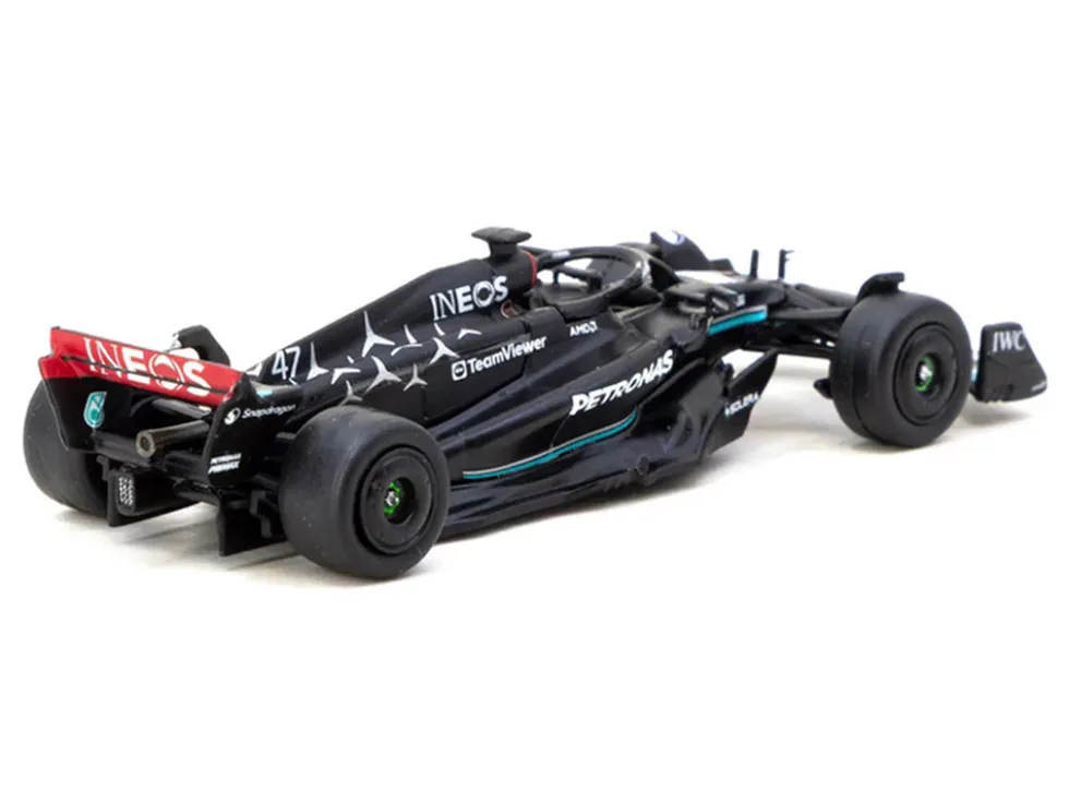 Mercedes-AMG F1 W14 E Performance #47 Mick Schumacher Formula One F1 "Spanish GP Tyre Testing" (2023) with Pit Board "Global64" Series 1/64 Diecast Model Car by Tarmac Works