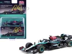 Mercedes-AMG F1 W12 E Performance #44 Lewis Hamilton Formula One F1 "New York Demo Run" (2024) "Global64" Series 1/64 Diecast Model Car by Tarmac Works