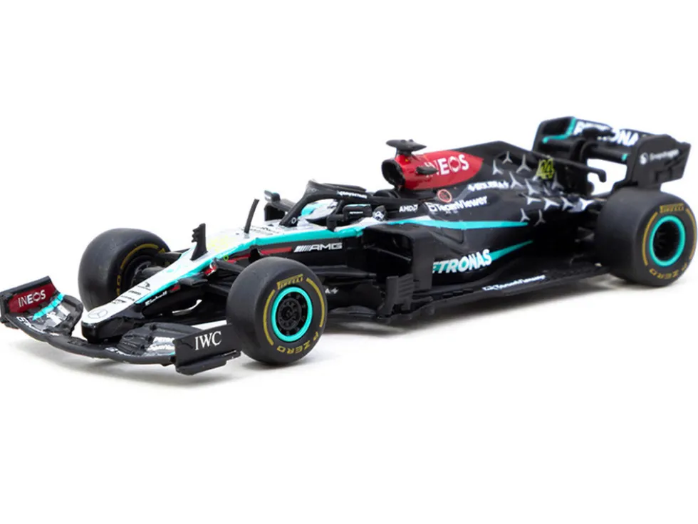 Mercedes-AMG F1 W12 E Performance #44 Lewis Hamilton Formula One F1 "New York Demo Run" (2024) "Global64" Series 1/64 Diecast Model Car by Tarmac Works