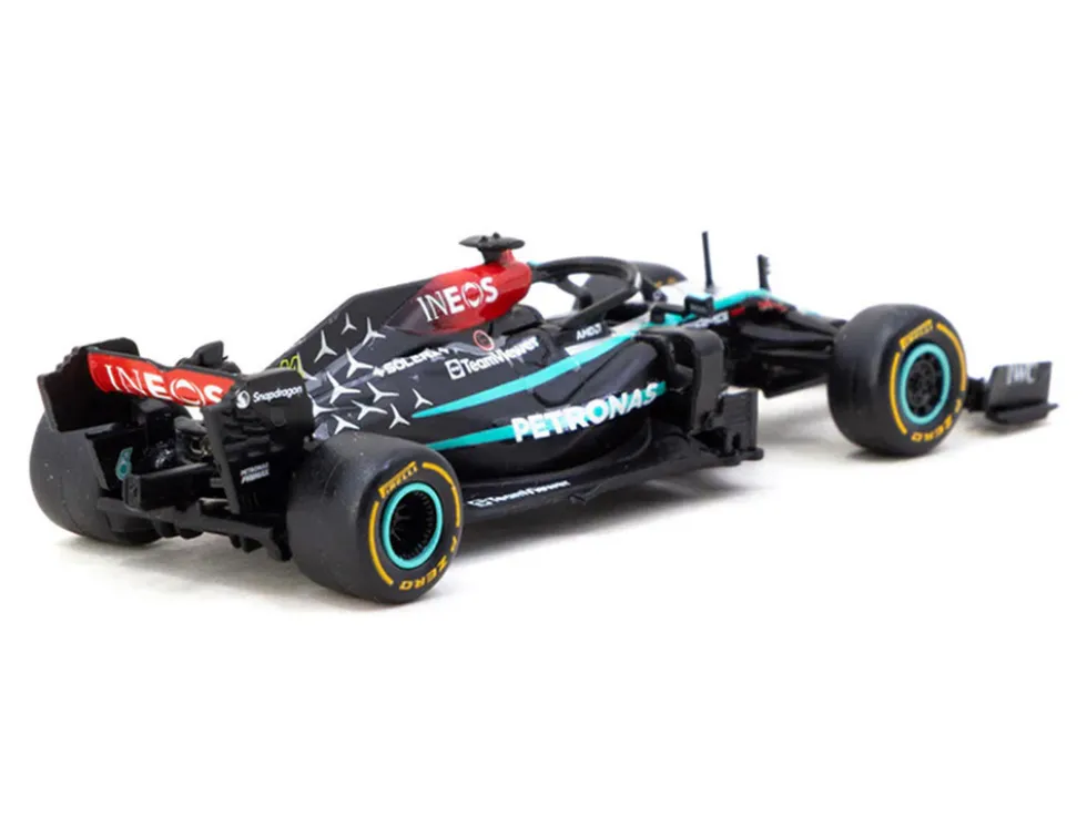 Mercedes-AMG F1 W12 E Performance #44 Lewis Hamilton Formula One F1 "New York Demo Run" (2024) "Global64" Series 1/64 Diecast Model Car by Tarmac Works