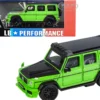 Mercedes-AMG G 63 LBWK Alien Green Matt Black LB Performance 1/64 Diecast Model Car Paragon PA-55166