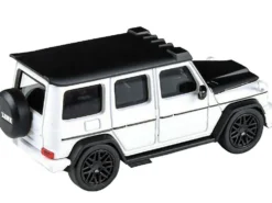 Mercedes AMG G63 Liberty Walk Wagon White Black Hood Top 1/64 Diecast Model Car Paragon Models PA-55161
