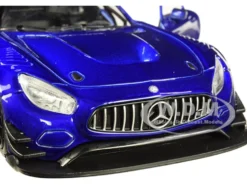Mercedes AMG GT3 Bright Blue 1/24 Diecast Model Car Motormax 73386