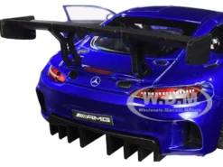 Mercedes AMG GT3 Bright Blue 1/24 Diecast Model Car Motormax 73386