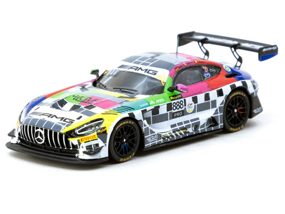 Mercedes-AMG GT3 #888 Maro Engel - Mikael Grenier - Maxime Martin "GruppeM Racing" "Bathurst 12 Hour" (2025) "Hobby64" Series 1/64 Diecast Model Car by Tarmac Works