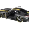 Mercedes AMG GT3 #1 Matt Gray Yellow Stripes GT Racing 1/24 Diecast Model Car Motormax 73784