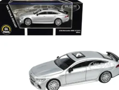 2018 Mercedes-AMG GT 63 S with Sunroof Silver Metallic 1/64 Diecast Model Car Paragon Models PA-55283