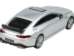2018 Mercedes-AMG GT 63 S with Sunroof Silver Metallic 1/64 Diecast Model Car Paragon Models PA-55283