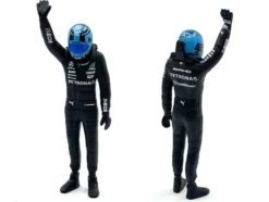Mercedes-AMG W14 E Performance #63 George Russell "Petronas" Formula One F1 World Championship (2023) with Driver Figure 1/24 Diecast Model Car by Bburago